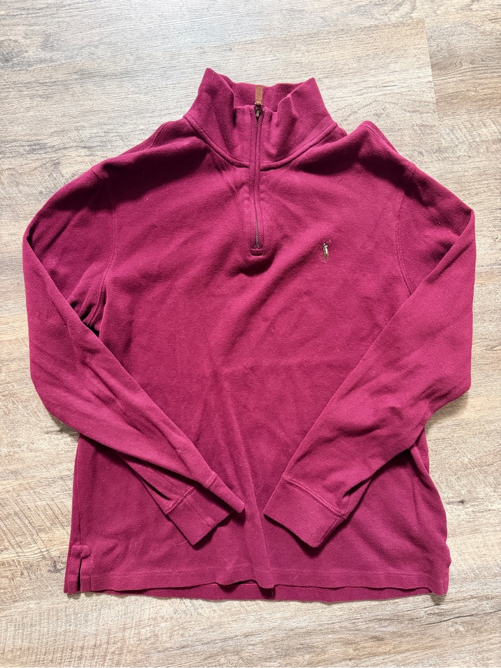Ralph Lauren Quarter-Zip Pullover - Burgundy